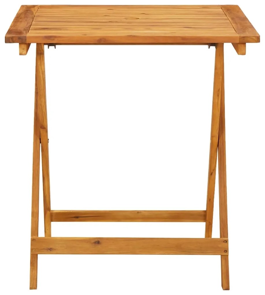 Set da bistrot 3pz blu e bianco in tessuto e legno massello