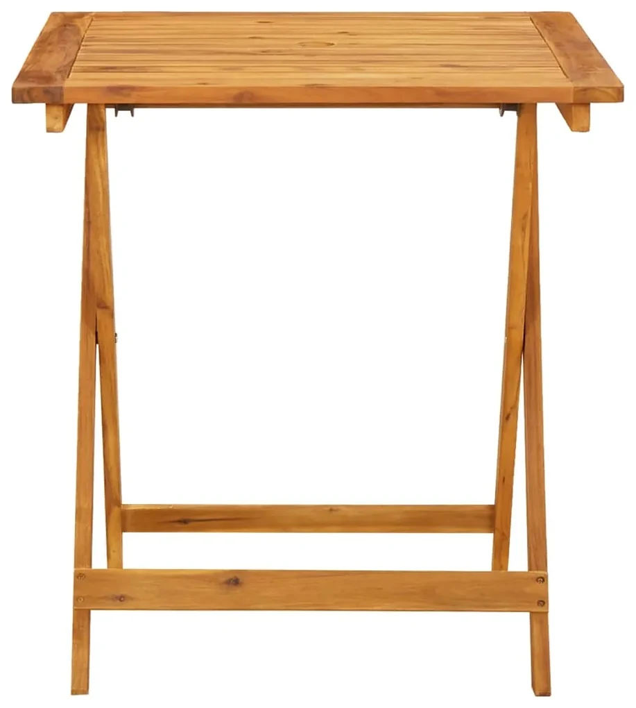 Set da bistrot 3pz blu e bianco in tessuto e legno massello