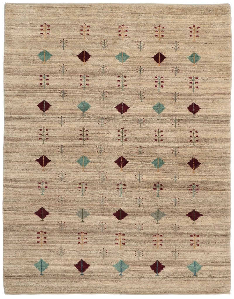 Gabbeh Tappeto 150 x 190 (Iran) Annodato A Mano