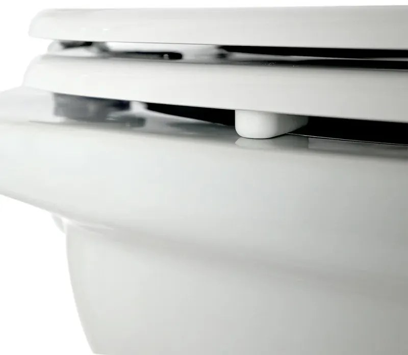 Wc per anziani H49 cm con scarico a pavimento