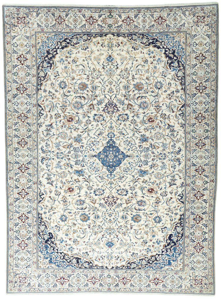 Nain Tappeto persiano 250x340 Beige (Iran) Annodato A Mano