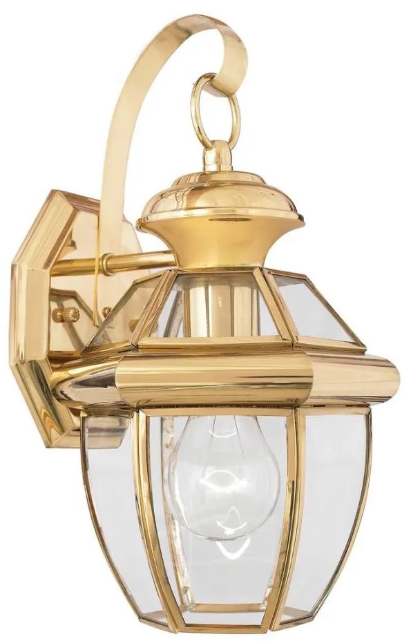 Elstead QZ-NEWBURY2-S-PB - Applique da esterno NEWBURY 1xE27/150W/230V IP44