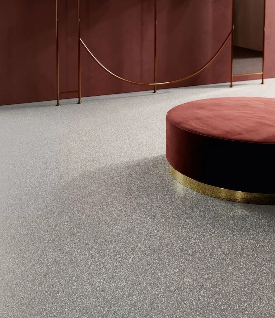 Pavimento rivestimento 90x90 Effetto Graniglia Rettificato In Gres Porcellanato Grey Ceramica Sant Agostino Newdeco CSANEDGN90