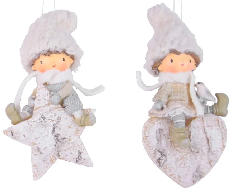 Decorazioni natalizie appese in set da 2 - Ego Dekor