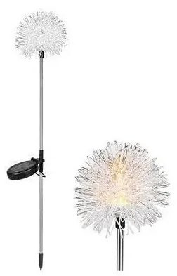 Lampada solare LED decorativa 1,2V 3000K 76 cm 600 mAh IP44