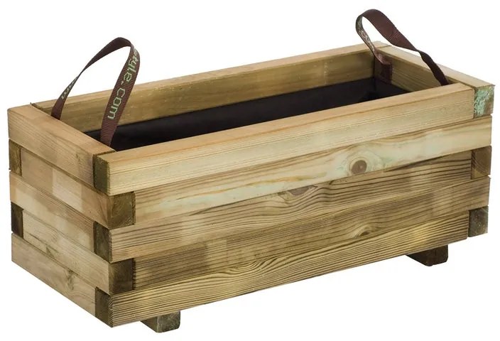 Fioriera CAJOU CERLAND in legno pino H 80 cm L 40 x P 38.5 cm