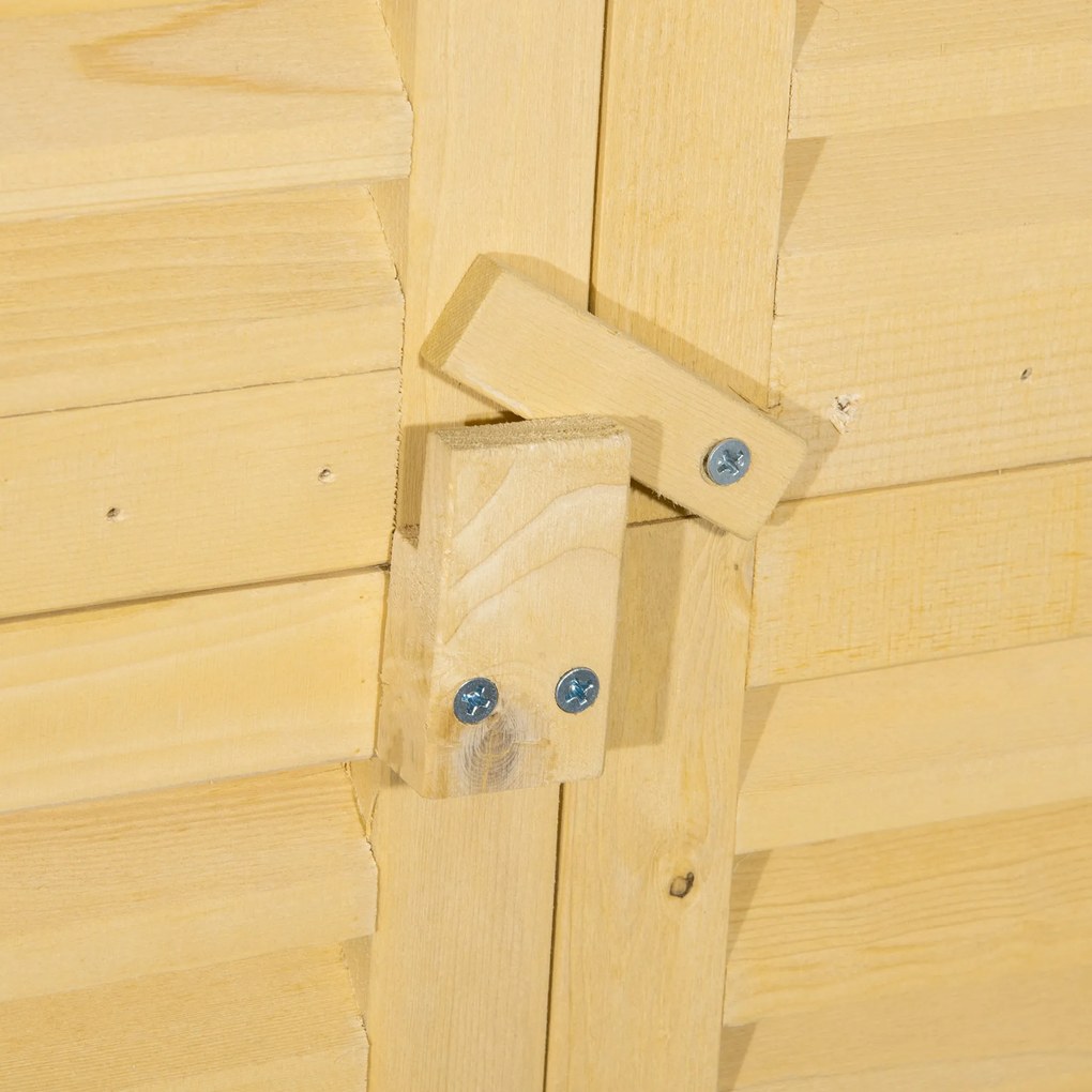 Armadio Mobile Portaoggetti da Giardino 87x46,5x160 cm in Legno...