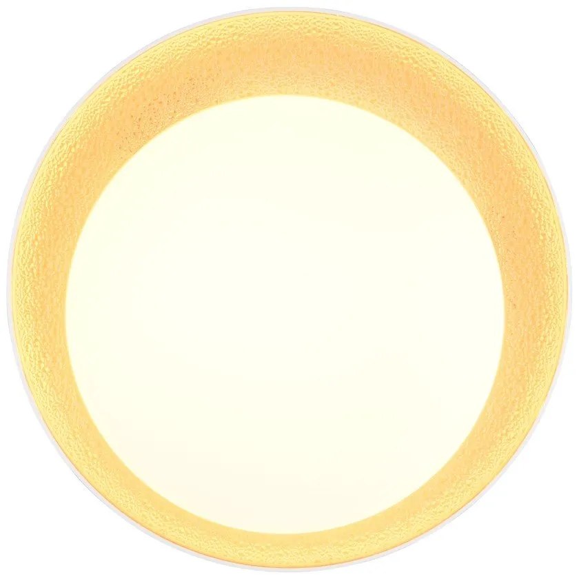 Plafoniera bianca/in marrone chiaro ø 45 cm Aleta – Reality