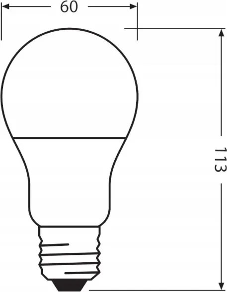 LED Lampadina in plastica riciclata E27/10W/230V 4000K - Ledvance