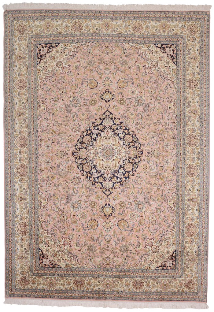 Cashmere Silk Tappeto 240 x 170 (Indian) Annodato A Mano