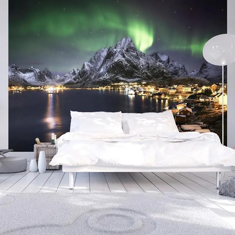 Fotomurale adesivo  Aurora borealis  Larghezza x Altezza Home decor 147x105