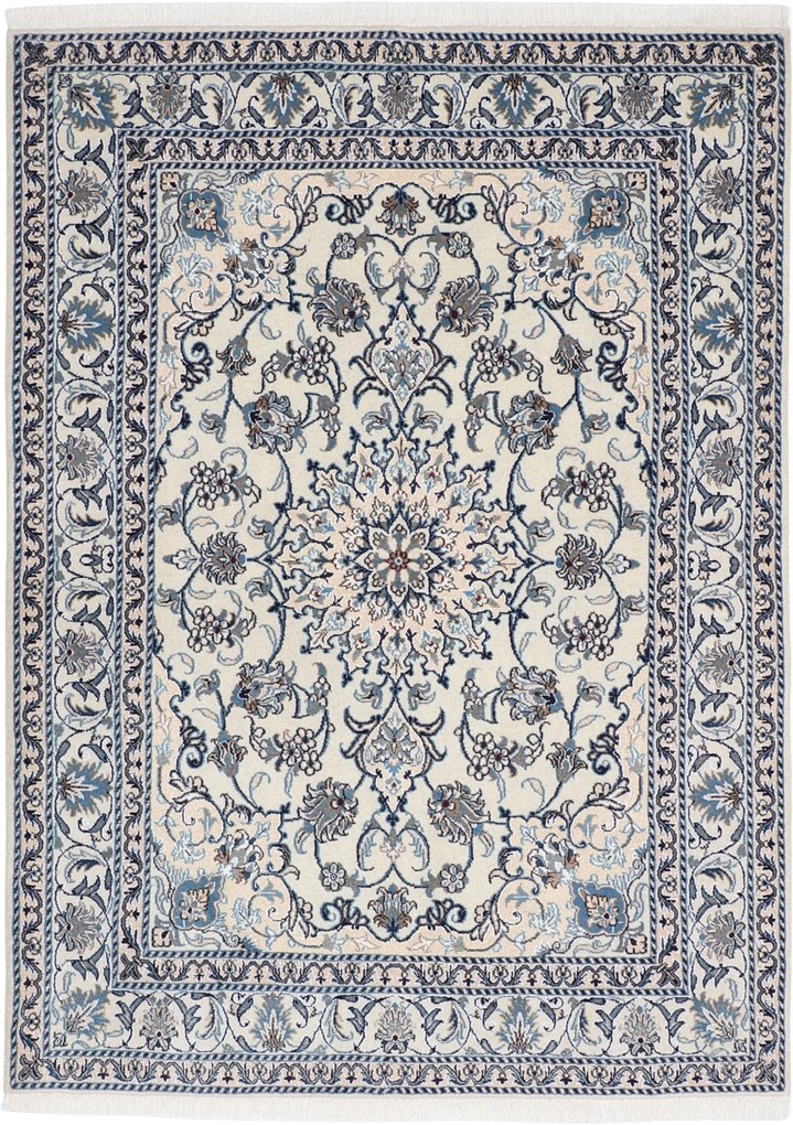 Nain Tappeto 150 x 200 (Iran) Annodato A Mano