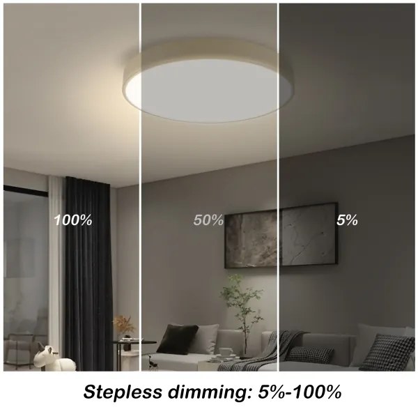 Brilagi - Lampada LED dimmerabile POOL SMART LED/48W/230V Ø 40 cm Wi-Fi Tuya beige + telecomando