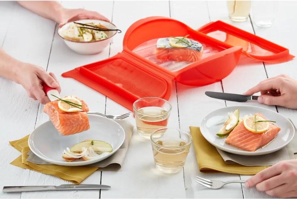 Contenitore in silicone per cottura a vapore – Lékué