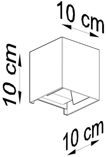 Applique a LED da esterno LUCA LED/6W/230V IP54