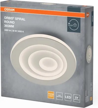 Osram - Plafoniera LED ORBIS SPIRAL LED/38W/230V Ø 36,5 cm bianca