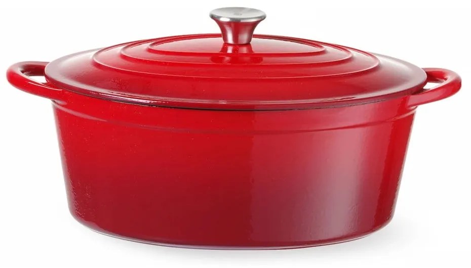 Casseruola in ghisa con coperchio per induzione 6,88 l - Hendi