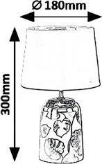 Rabalux 4548 - Lampada da tavolo SONAL 1xE14/40W/230V