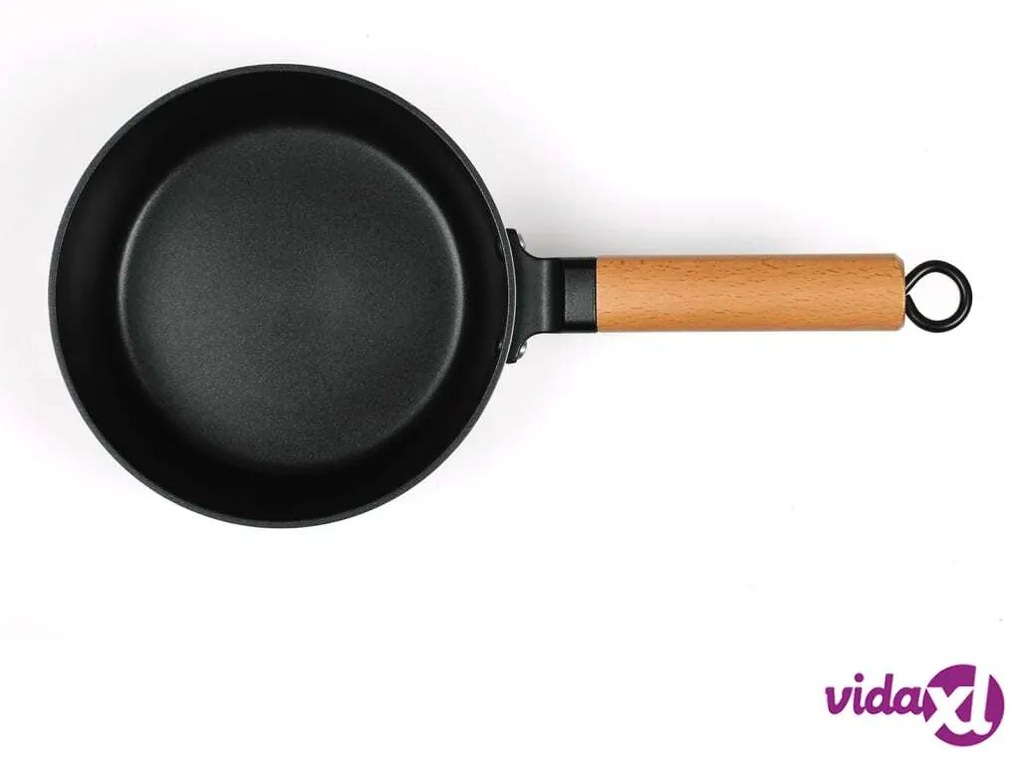 Livoo Casseruola con Manico in Legno 18 cm Verde
