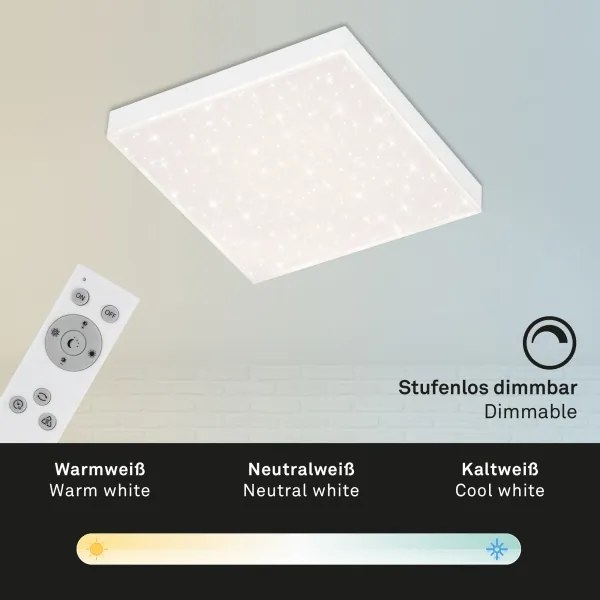 Briloner 7381-016 - Plafoniera LED dimmerabile STARRY SKY LED/15W/230V+ +TC