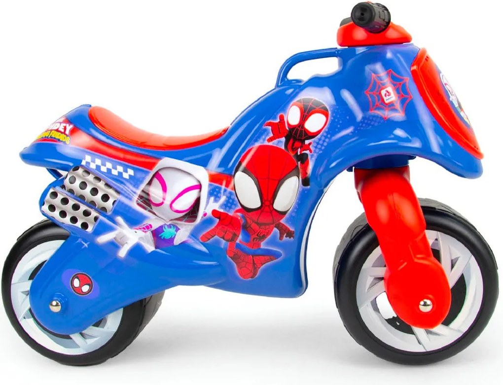 Moto Cavalcabile per Bambini 69x28x49 cm Primi Passi Neox Marvel Spider-Man...