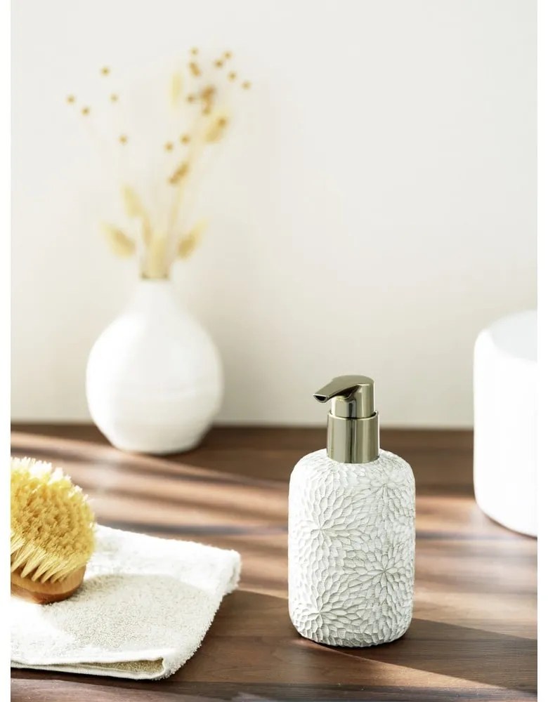 Dispenser per sapone bianco in poliresina 300 ml Montalfano – Wenko