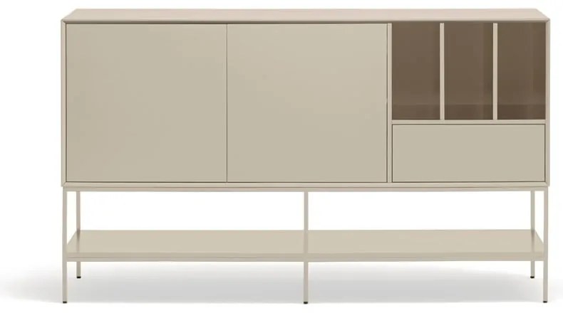 Cassettiera color crema 166x98x45 cm Platt – Teulat