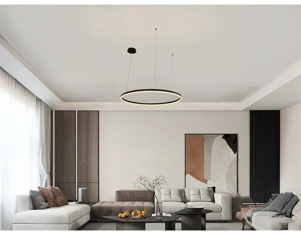 Lampadario a sospensione con filo LED dimmerabile LED/55W/230V 3000-6500K + telecomando
