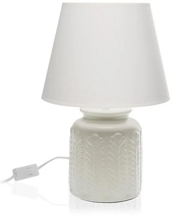 Lampada da tavolo (25 x 36 x 25 cm) - Bianco