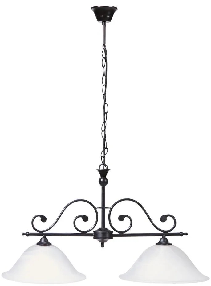 Rabalux 7777 - Lampadario a sospensione con catena DOROTHEA 2xE27/60W/230V