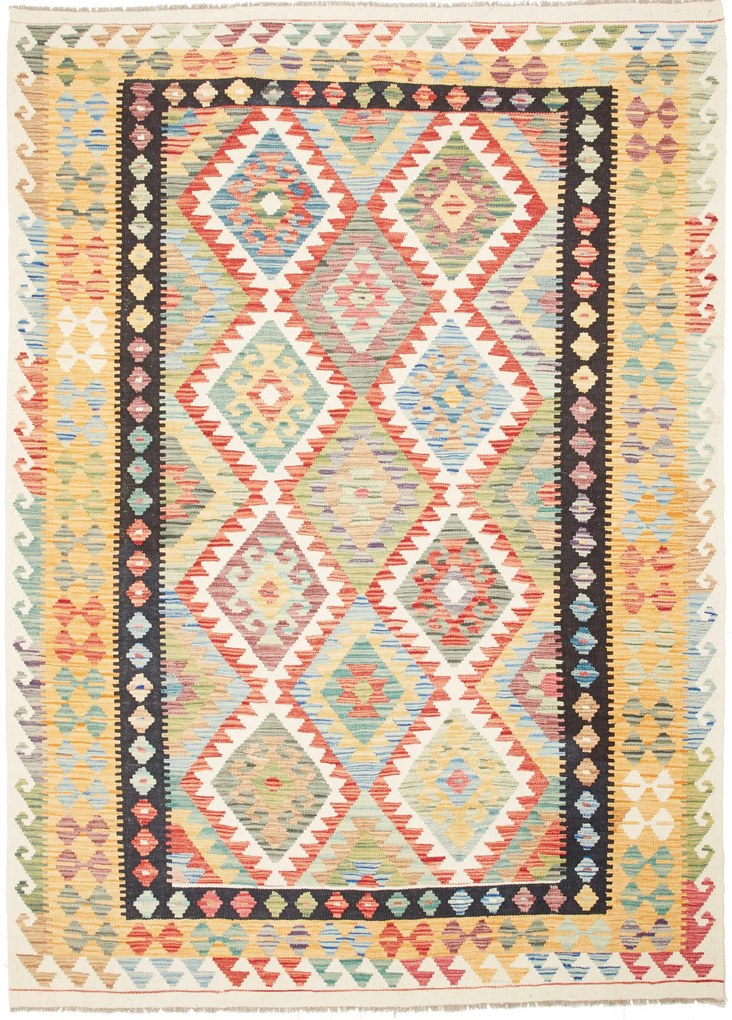 Kilim Tappeto 240x170 (Pakistan) Tessuto A Mano