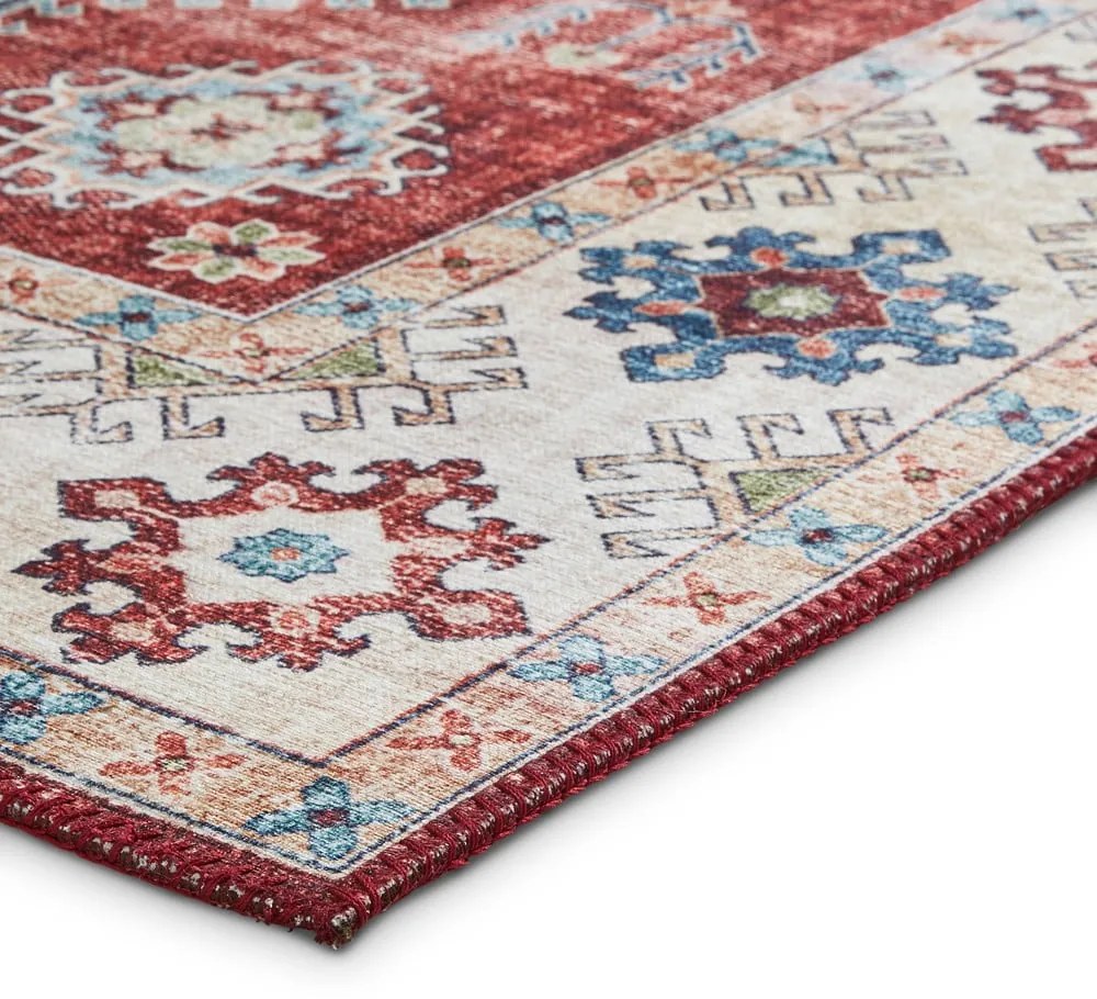 Tappeto rosso/beige 225x60 cm Topaz - Think Rugs