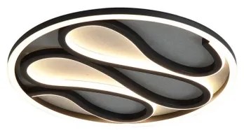 Searchlight 81100-39BK - Plafoniera dimmerabile ZENDISC LED/20W/230V 3000K Ø 39 cm