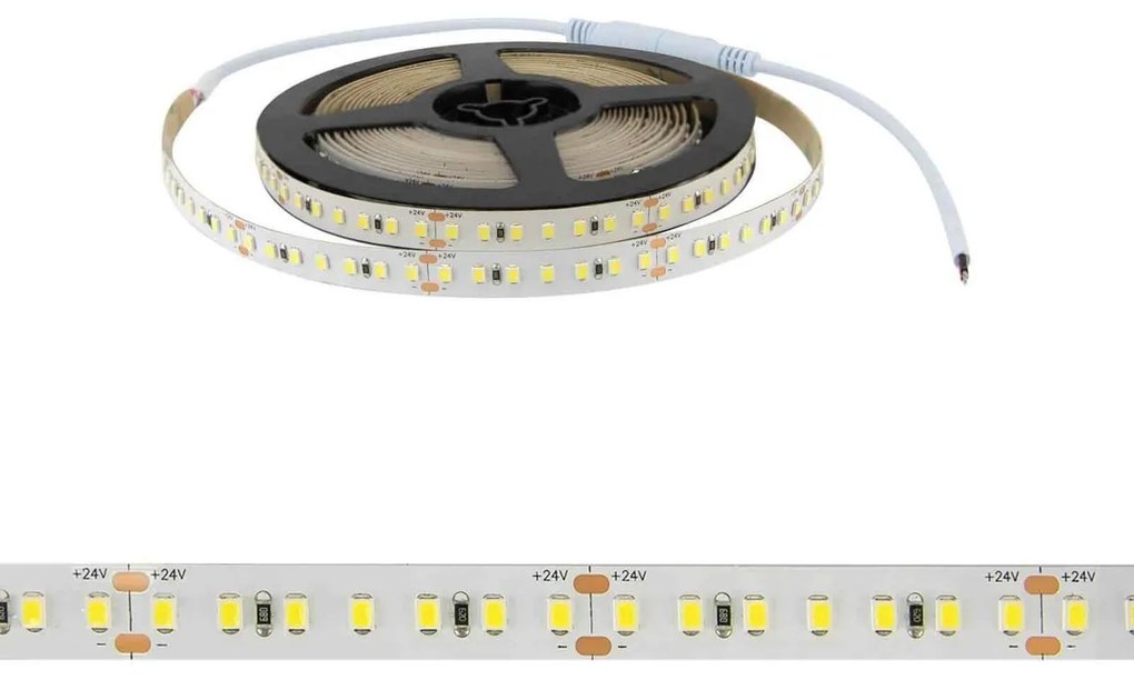 Striscia LED Professional 2835/140 - IP20 - 15W/m - 5m - 24V Colore Bianco Naturale 4.000K