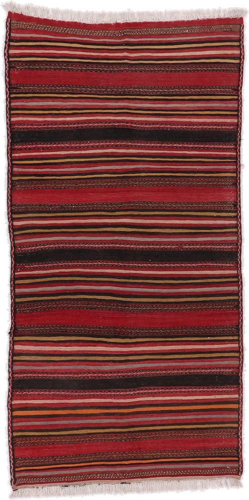 Kilim Tappeto 270x130 (Iran) Tessuto A Mano