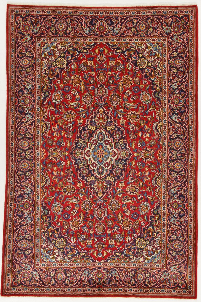 Kashan Tappeto persiano 220 x 150 (Iran) Annodato A Mano