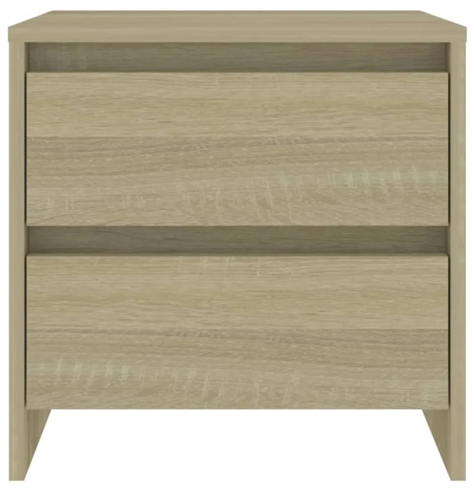 Comodini 2 pz Rovere Sonoma 45x34,5x44,5 cm in Truciolato