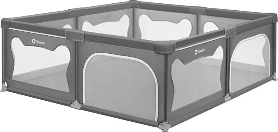 Lionelo - Box per bambini WILLOW XL grigio