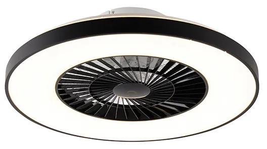 Ventilatore da soffitto nero LED con telecomando - CLIMO