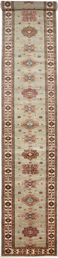 Kazak Tappeto 80 x 600 (Pakistan) Annodato A Mano