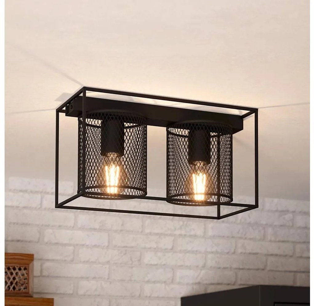 Eglo 43772 - Plafoniera CATTERICK 2xE27/40W/230V