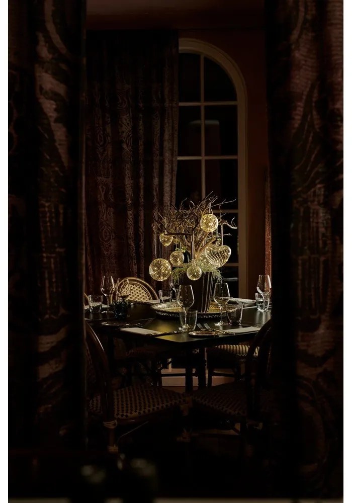 Decorazione luminosa a LED Sfera, Ø 10 cm Wave - Sirius