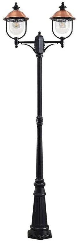 Lindby - Clint 2 Lampada da Esterno Black/Copper Lindby