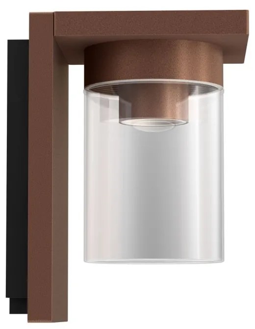 Applique Corten/Mattone da Parete, Base E27, IP54 - Serie RIGA Base E27