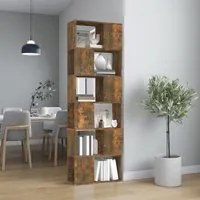 Libreria/Divisorio Rovere Fumo 60x24x186 cm cod mxl 18682