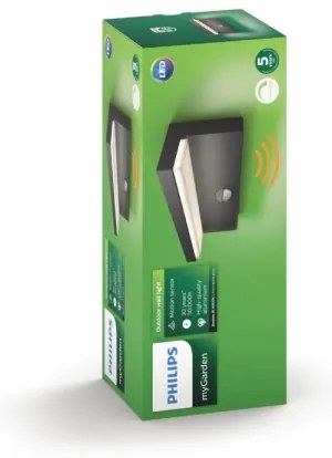 Philips 16484/93/P3 - Lampada LED da esterno con sensore BUSTAN 2xLED/4,5W IP44