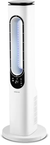 Sencor - Ventilatore a torre senza pale 50W/230V bianco + telecomando