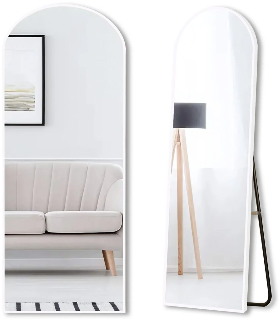 Specchio Bianco da Parete/da Terra 150 cm 109