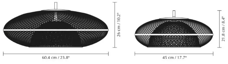 Paralume color oro ø 60 cm Faraday - UMAGE