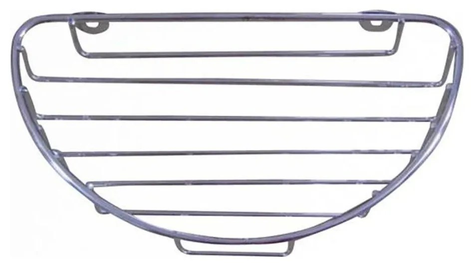 Mensola da parete per doccia 12,7x23 cm cromo lucido